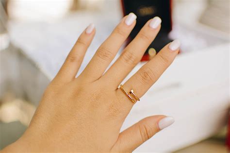 cartier small nail ring|cartier juste un clou rings.